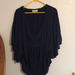 Navy blue top